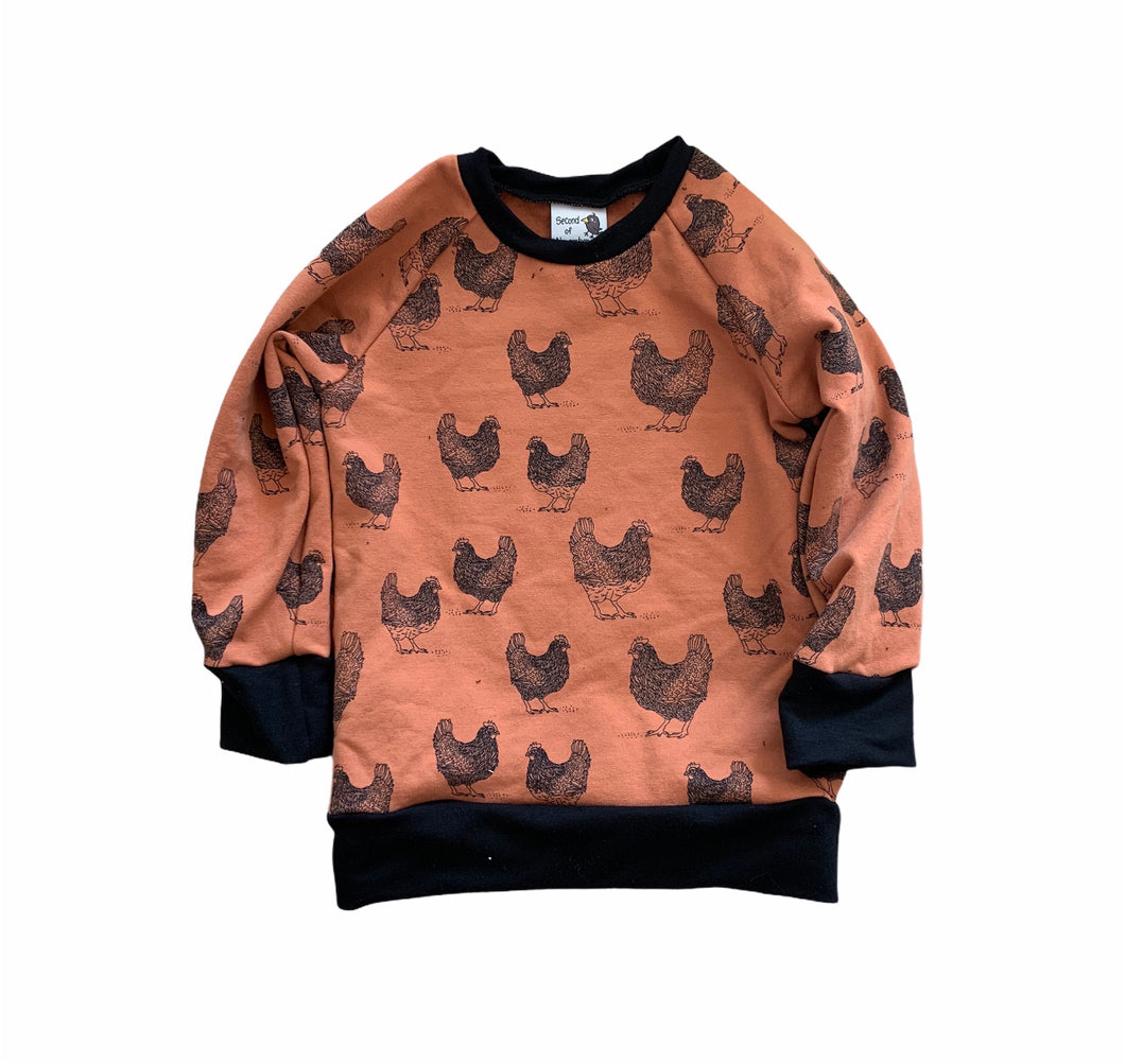 Chelsey Crewneck in Chickens